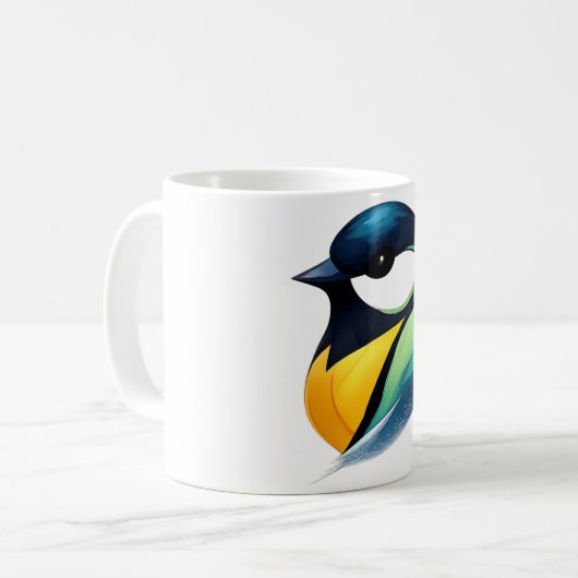 Colorful Bird Mug (Devant gauche)