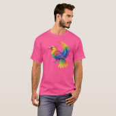 Colorful Bird T-shirt (Voorkant volledig)