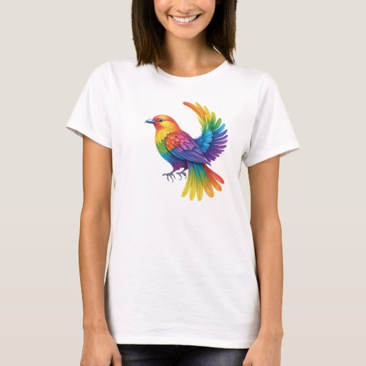 Colorful Bird T-shirt (Voorkant)