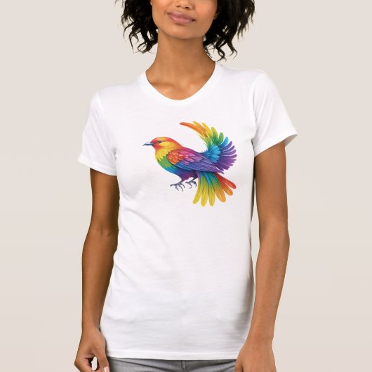 Colorful Bird T-shirt (Voorkant)