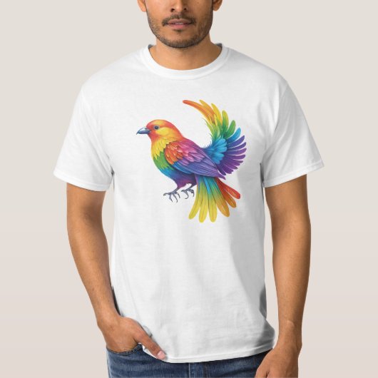 Colorful Bird T-shirt (Voorkant)
