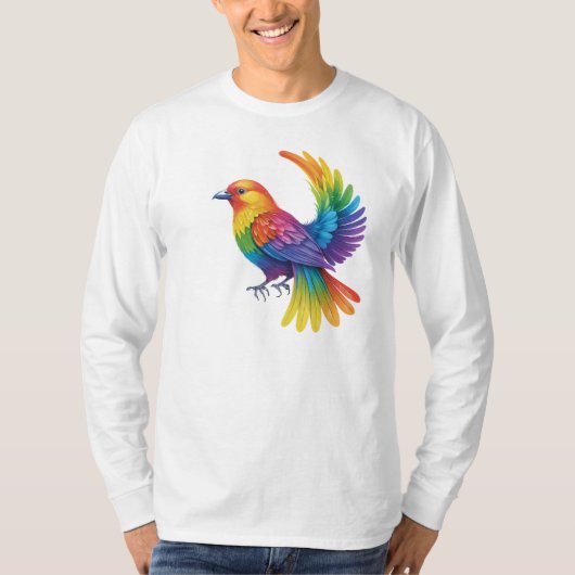 Colorful Bird T-shirt (Voorkant)