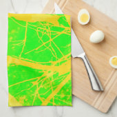 Colorful Bird Theedoek (Quarter Fold)