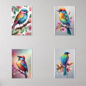 Colorful birds (Recto)