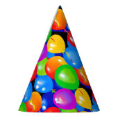 Colorful Birthday-ballonnen Feesthoedjes (Links)