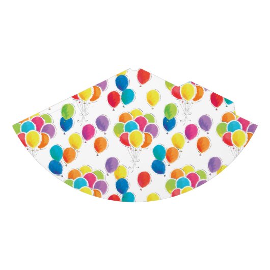 Colorful Birthday-ballonnen Feesthoedjes (Voorkant)