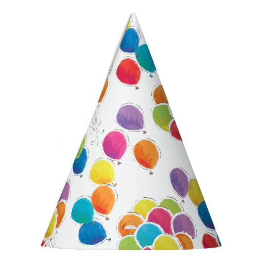 Colorful Birthday-ballonnen Feesthoedjes (Links)