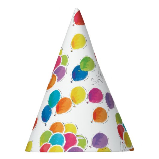 Colorful Birthday-ballonnen Feesthoedjes (Rechts)