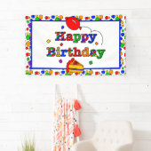 Colorful Birthday Banner (Insitu)
