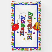 Colorful Birthday Banner (Verticaal)