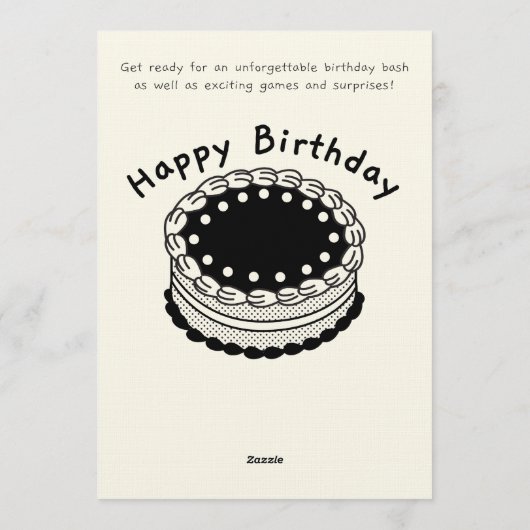 Colorful Birthday Bash Invitation – Editable Party (Dos)