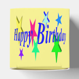 Colorful Birthday Bedankdoosjes