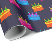 Colorful Birthday Cakes Cadeaupapier (Rol Hoek)