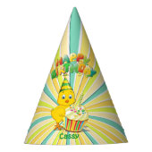 Colorful Birthday Chicken Feesthoedjes (Voorkant)
