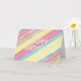 Colorful Birthday Kaart