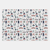 Colorful Birthday Pattern Inpakpapier Vel (Voorkant)