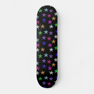 Colorful Black Jacks Skateboard