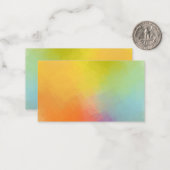 Colorful Blank Elegant Modèle Personnalisé Abstrai (Devant/Arrière en situation)