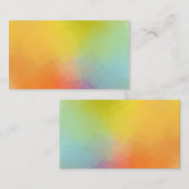 Colorful Blank Elegant Modèle Personnalisé Abstrai (Devant / Derrière)