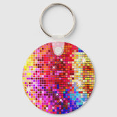 Colorful Bling Patroon Sleutelhanger (Achterkant)