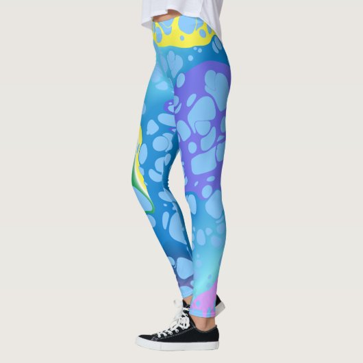 Colorful Blobs Leggings (Links)