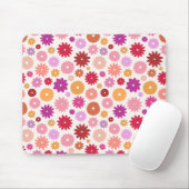 Colorful Blooms Pattern Muismat (Met muis)