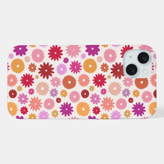 Colorful Blooms Repeat Pattern (Verso Horizontal)