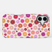 Colorful Blooms Repeat Pattern iPhone Hoesje (Achterkant horizontaal)