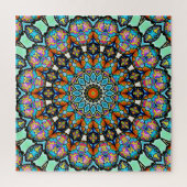 Colorful Blown Glass Balls Mandala Legpuzzel (Verticaal)