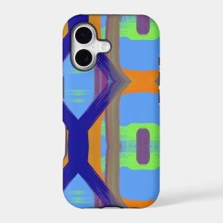 Colorful Blue Green Oranje Gepersonaliseerd Art Pa
