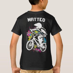 Colorful Bmx Biker - Gepersonaliseerd Bmx T-shirt