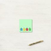 Colorful Board Game Meeple Post-it® Notes (Op bureau)