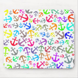 Colorful Boat Anchor Pattern Muismat