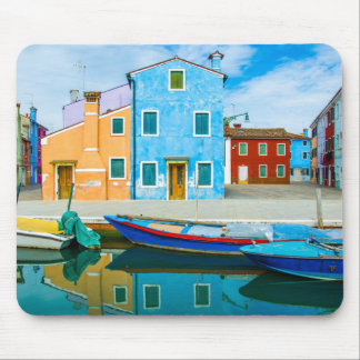 Colorful Boat Scene |Venetian Lagoon Muismat