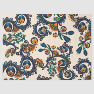 Colorful Bohemian Boho MOD Hippy Chic Pattern Tissuepapier