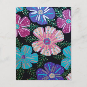 Colorful Bohemian Floral Briefkaart