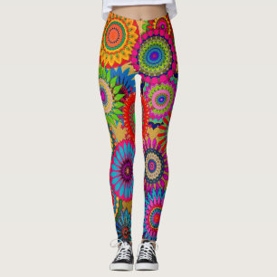 Colorful Bohemian Style-Leggings Leggings
