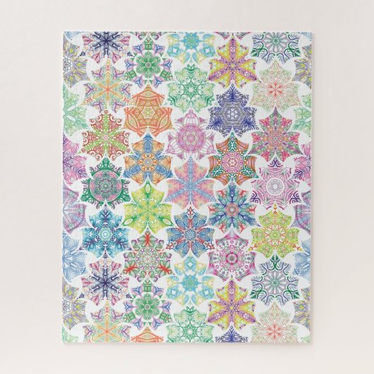 Colorful Boho Mandala Pattern Legpuzzel (Verticaal)