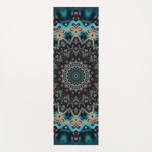 Colorful Boho Mandala Yogamat (Voorkant)