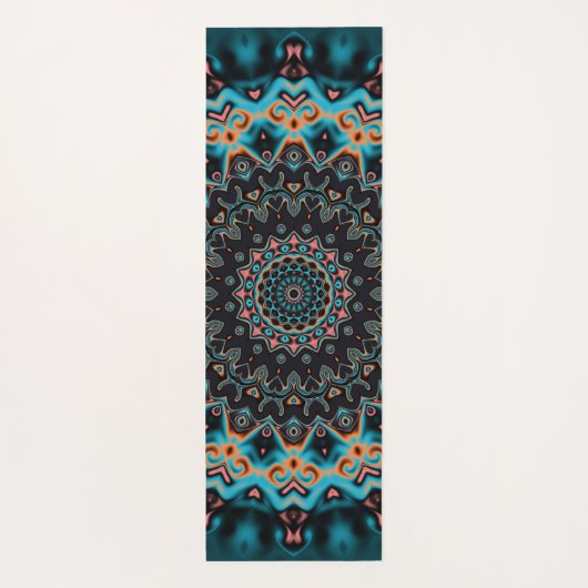 Colorful Boho Mandala Yogamat (Achterkant)