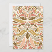 Colorful Boho Pattern Photo Afstuderen Invitation Kaart (Achterkant)