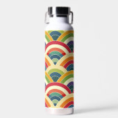 Colorful Boho Rainbow Waterfles (Voorkant)