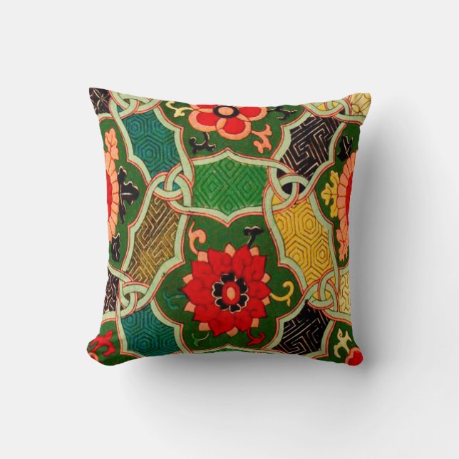 Colorful Boho Sierkussen Oriental Design 16 X 19 (Voorkant)