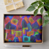 Colorful Bokeh Blocks Tissuepapier (Geschenk)