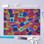 Colorful Bokeh Blocks Tissuepapier (Craft)