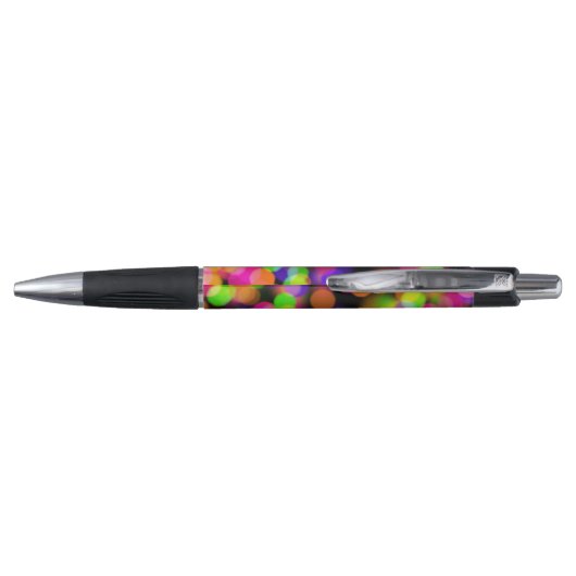 Colorful Bokeh Bubbles Pen (Achterkant)