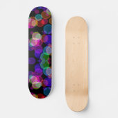 Colorful Bokeh Skateboard (Voorkant)