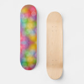 Colorful Bokeh Skateboard (Voorkant)