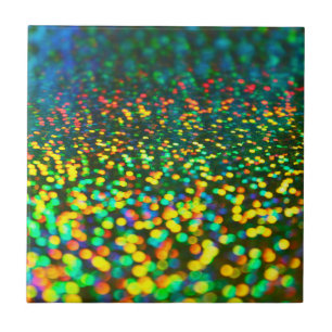 Colorful Bokeh Tegeltje