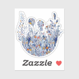 Colorful Bold Garden Mix Sticker